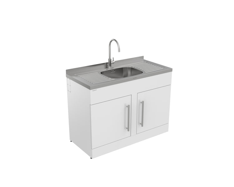 Supertub Series 4, Wide Body, Dual Door Model, with S/S Lead Free Gooseneck Tap - ST1204