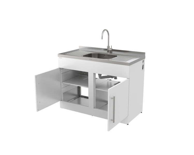 Supertub Series 4, Wide Body, Dual Door Model, with S/S Lead Free Gooseneck Tap - ST1204