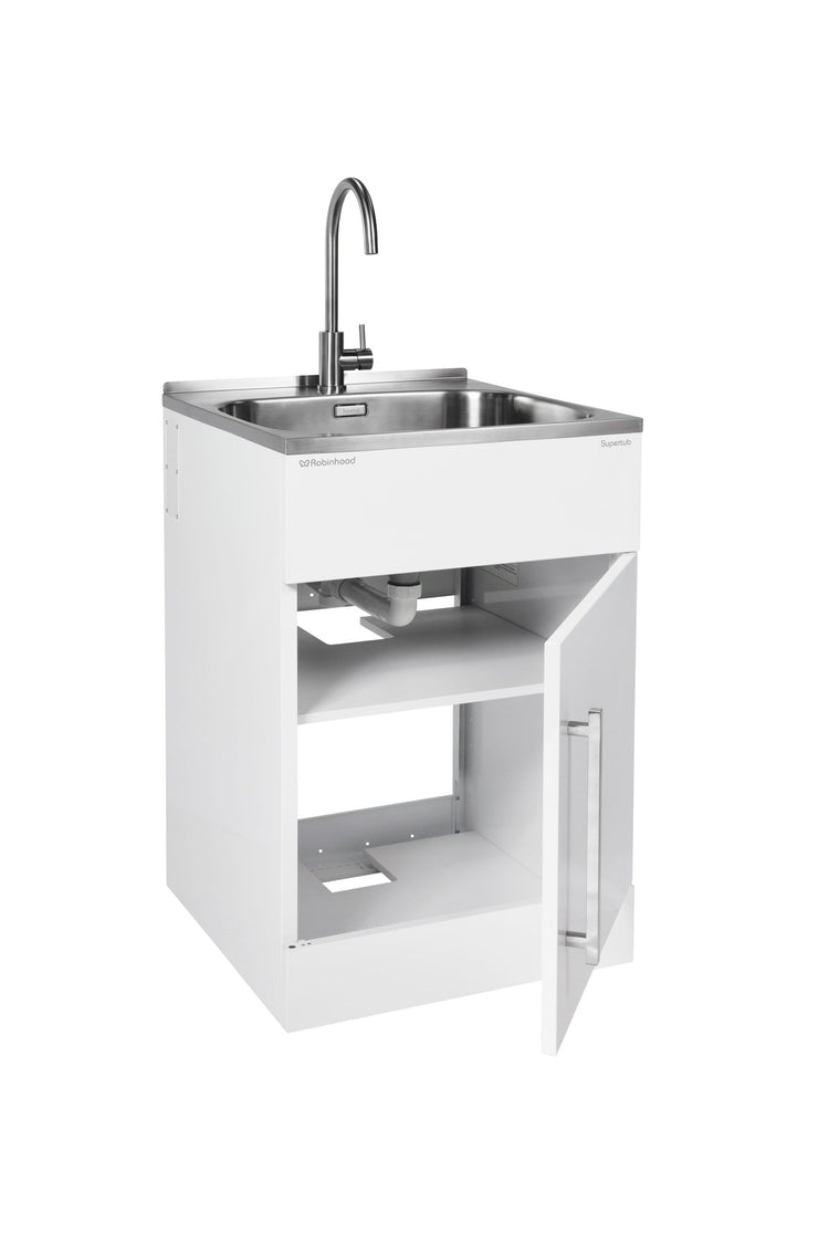Supertub Series 3, Standard, Door Model, with S/S Gooseneck Tap - ST3103