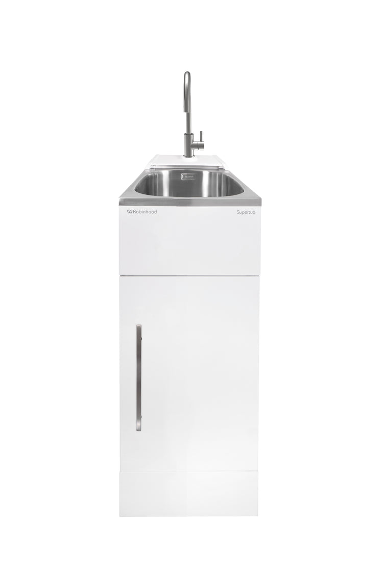 Supertub Series 3, Slim, Door Model + Console, with S/S Gooseneck Tap - ST3703SLIM