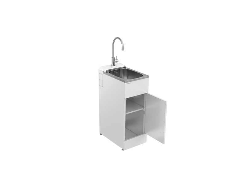 Supertub Series 4, Slim, Door Model + Console, with S/S Lead Free Gooseneck Tap - ST3704SLIM