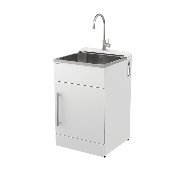 Supertub Series 4, Standard, Door Model + Console, with S/S Lead Free Gooseneck Tap - ST3704