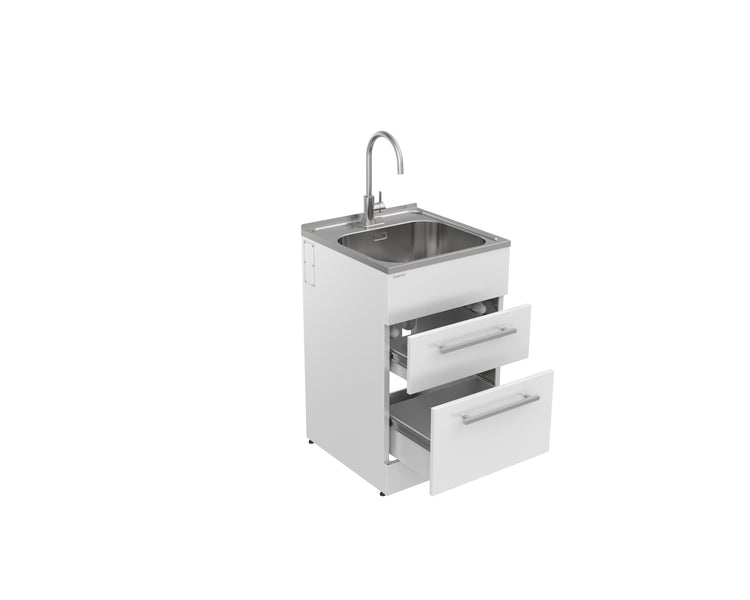 Supertub Series 4, Standard, Drawer Model, with S/S Lead Free Gooseneck Tap - ST7004