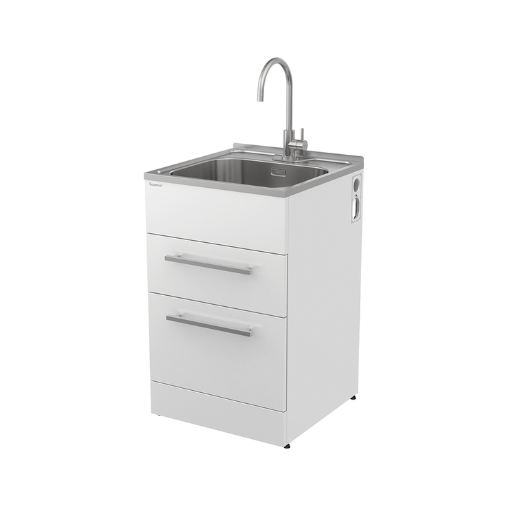 Supertub Series 4, Standard, Drawer Model, with S/S Lead Free Gooseneck Tap - ST7004
