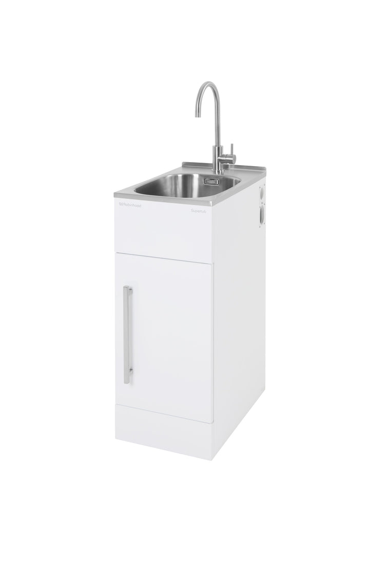 Supertub Series 3, Slim, Door Model, with S/S Gooseneck Tap - STSLIMTAP3