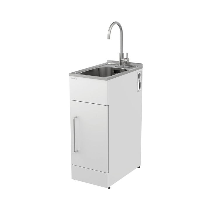 Supertub Series 4 KOHC, Slim, Door Model, with S/S Lead Free Gooseneck Tap - STSLIMTAP4KOHC