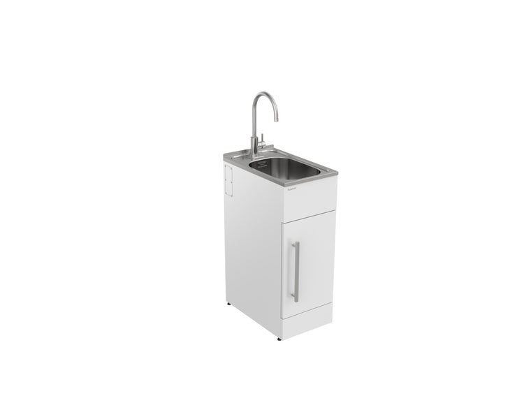 Supertub Series 4, Slim, Door Model, with S/S Lead Free Gooseneck Tap - STSLIMTAP4