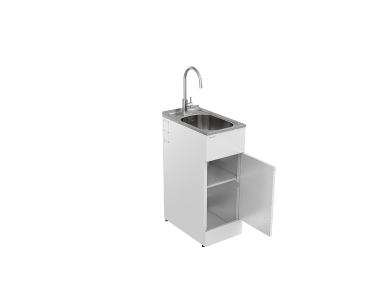 Supertub Series 4, Slim, Door Model, with S/S Lead Free Gooseneck Tap - STSLIMTAP4