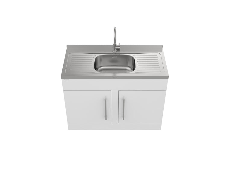 Supertub Series 4, Wide Body, Dual Door Model, with S/S Lead Free Gooseneck Tap - ST1204