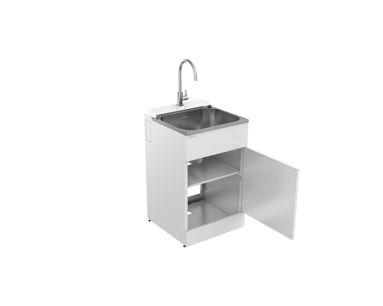 Supertub Series 4, Standard, Door Model + Console, with S/S  Lead Free Gooseneck Tap - ST3704