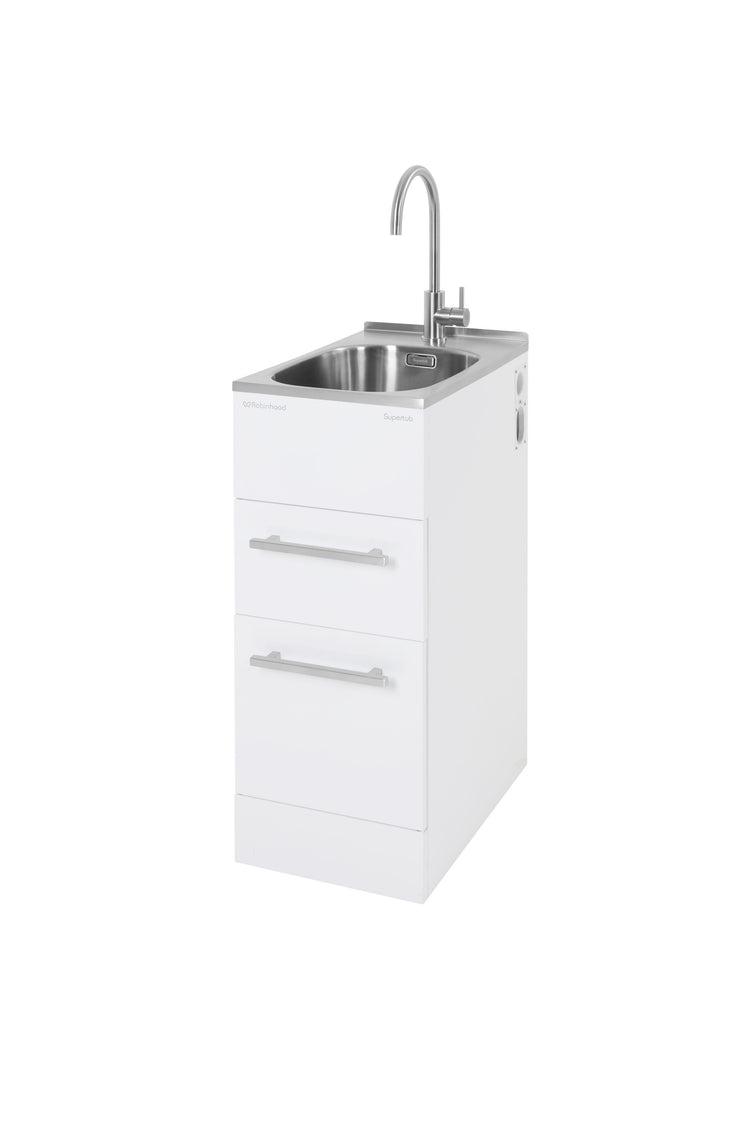 Supertub Series 3, Slim, Drawer Model, with S/S Gooseneck Tap - ST7003SLIM