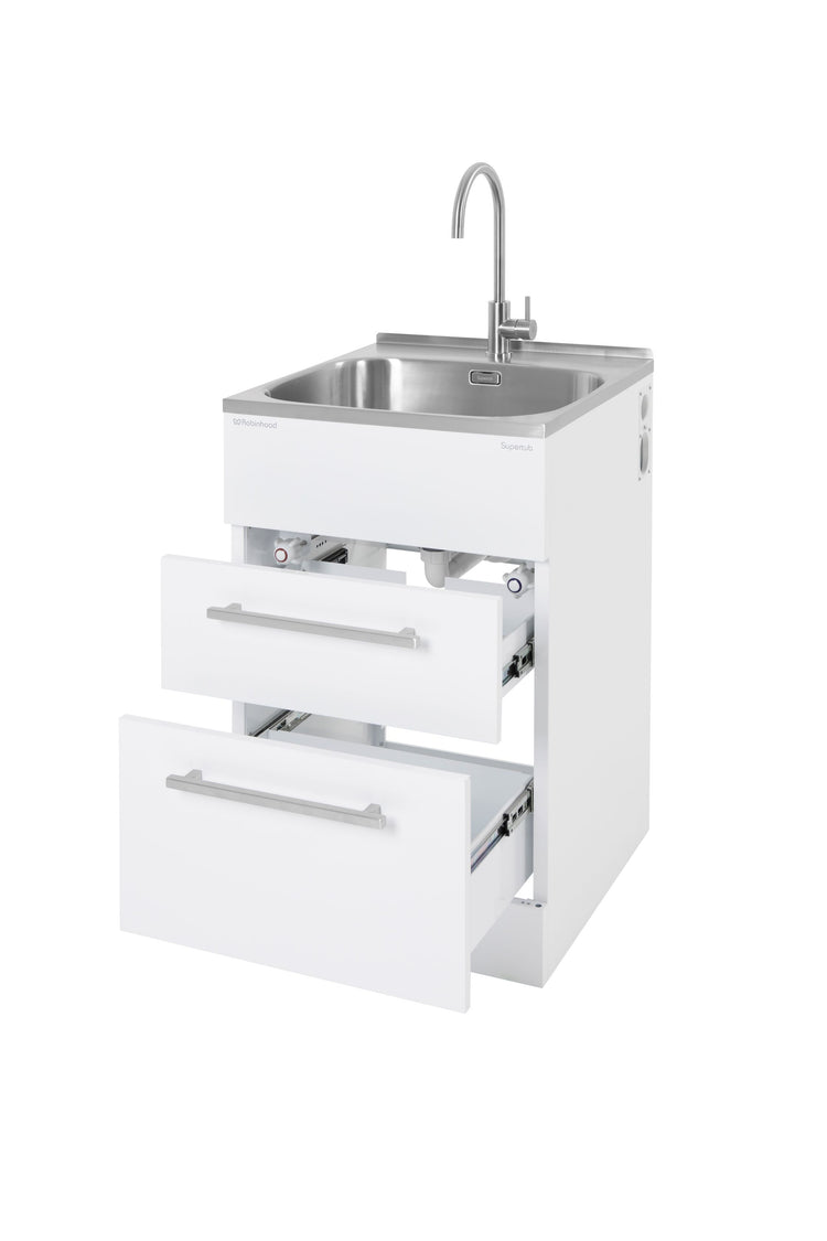 Supertub Series 3, Standard, Drawer Model, with S/S Gooseneck Tap - ST7003