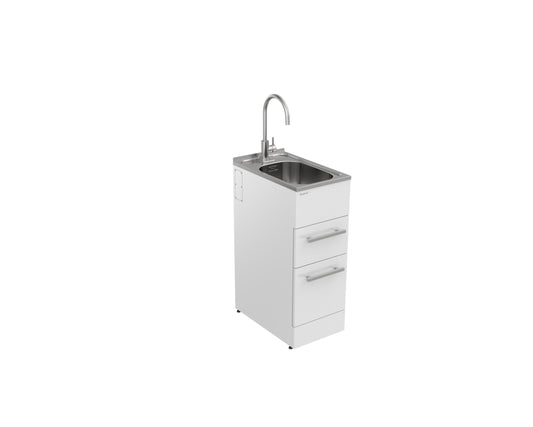 Supertub Series 4, Slim, Drawer Model, with S/S  Lead Free Gooseneck Tap - ST7004SLIM
