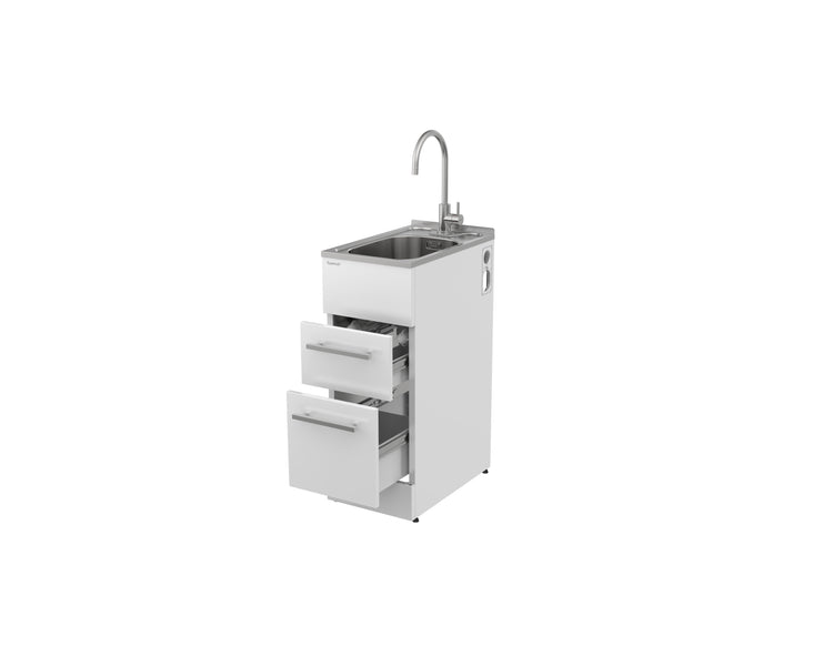 Supertub Series 4, Slim, Drawer Model, with S/S  Lead Free Gooseneck Tap - ST7004SLIM
