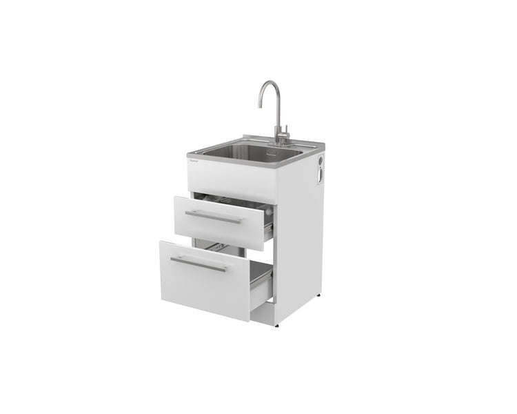 Supertub Series 4, Standard, Drawer Model, with S/S Lead Free Gooseneck Tap - ST7004