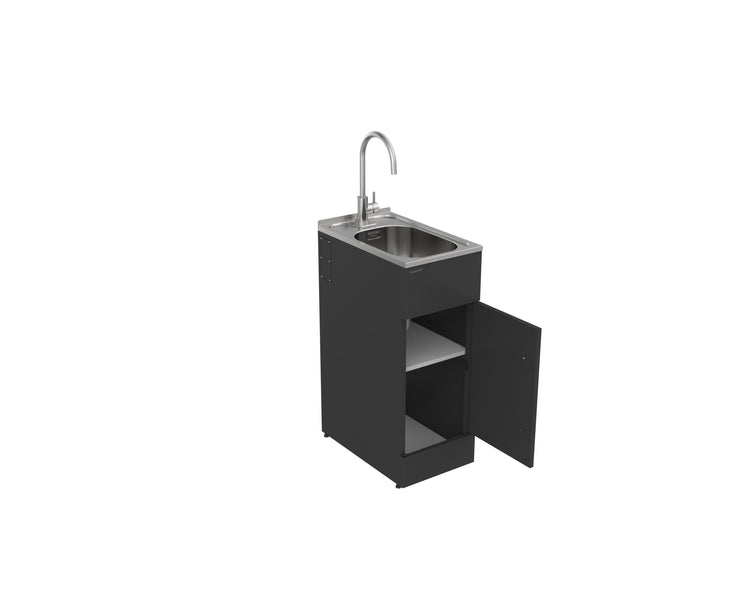 Supertub Series 4, Slim, Door Model, with S/S Lead Free Gooseneck Tap - STSLIMTAP4B
