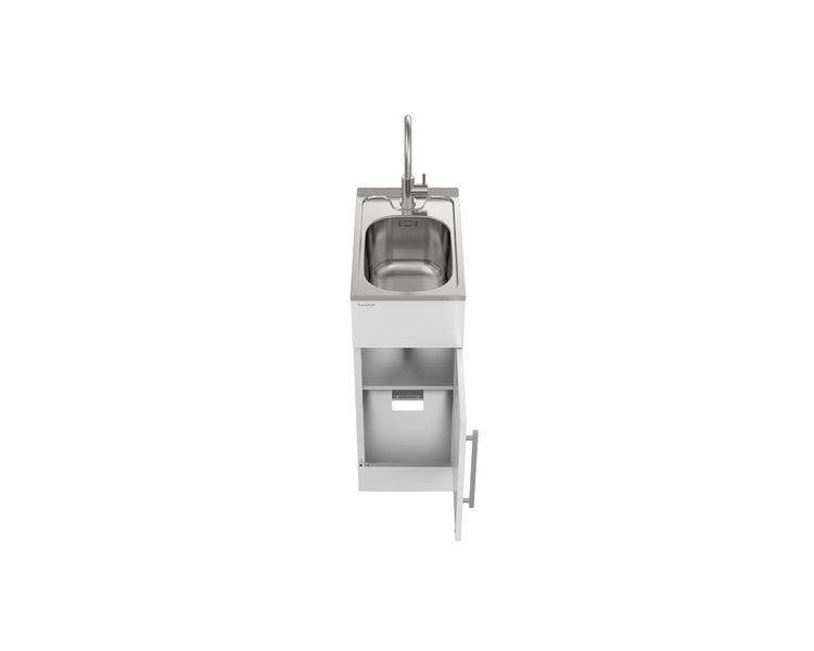 Supertub Series 4, Slim, Door Model, with S/S  Lead Free Gooseneck Tap - STSLIMTAP4