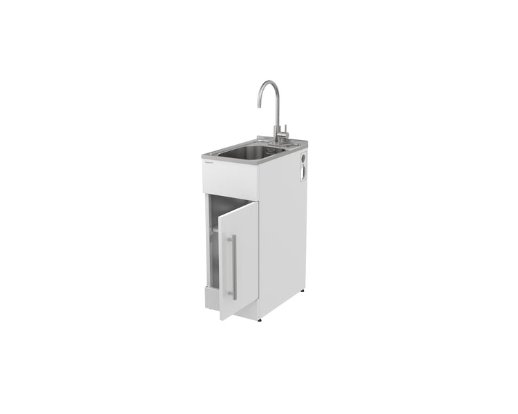 Supertub Series 4, Slim, Door Model, with S/S  Lead Free Gooseneck Tap - STSLIMTAP4