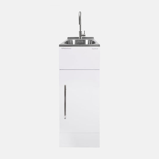 Slim Sized Tub with Storage Cupboard